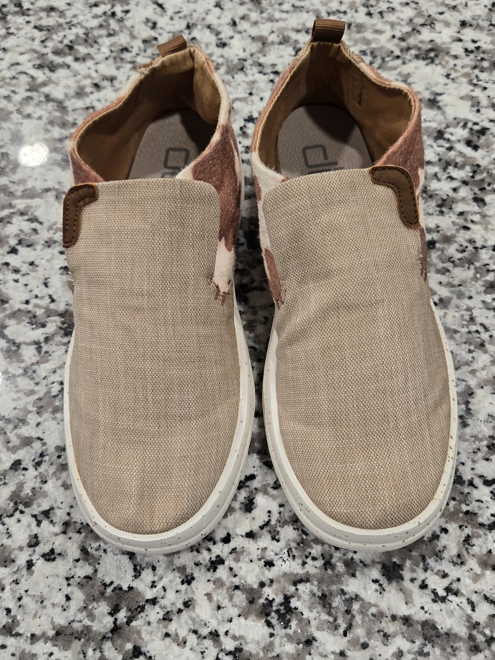Hey Dude Emma Chocolate Mix Womens Size 9